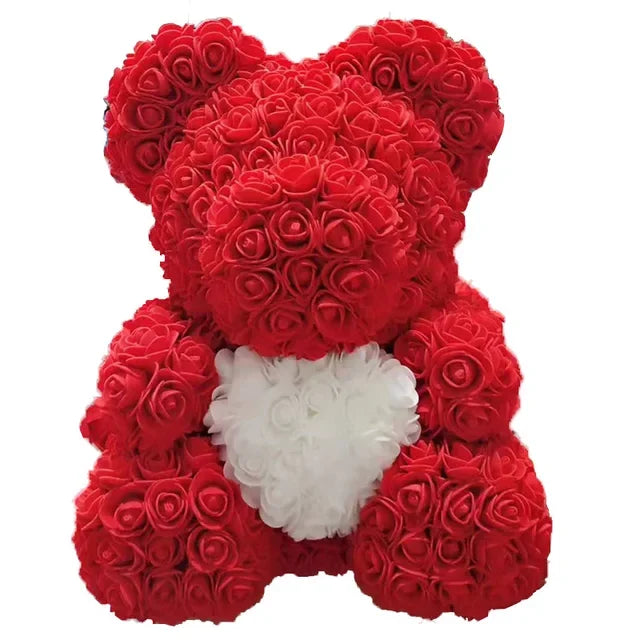 Teddy Rose Bear Valentines Day Gift