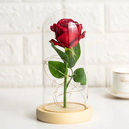 LED Rose Vase