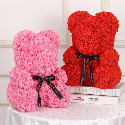 Teddy Rose Bear Valentines Day Gift