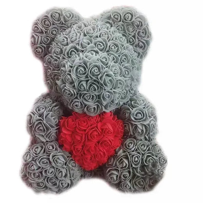 Teddy Rose Bear Valentines Day Gift