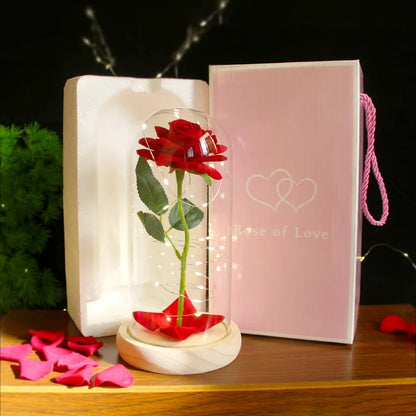 LED Rose Vase
