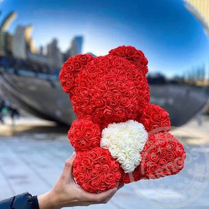 Teddy Rose Bear Valentines Day Gift